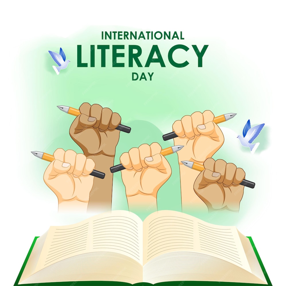Premium Vector Vector illustration for international literacy day