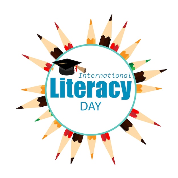 Vector illustration of international literacy day