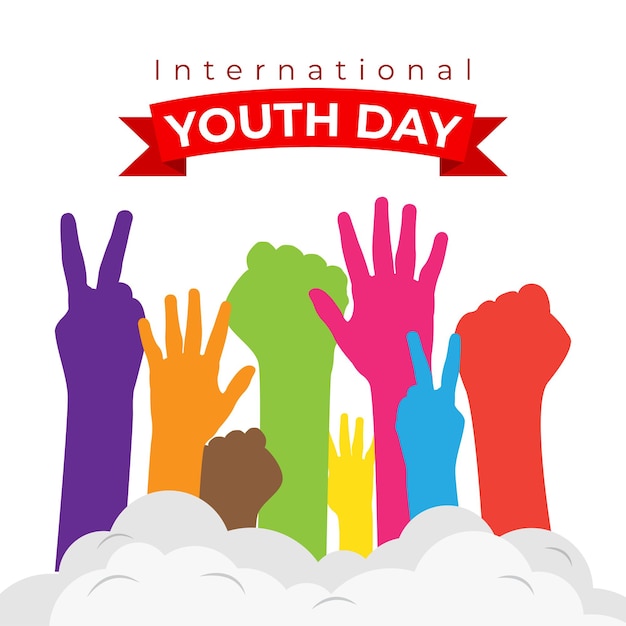 Vector illustration for International Youth Day