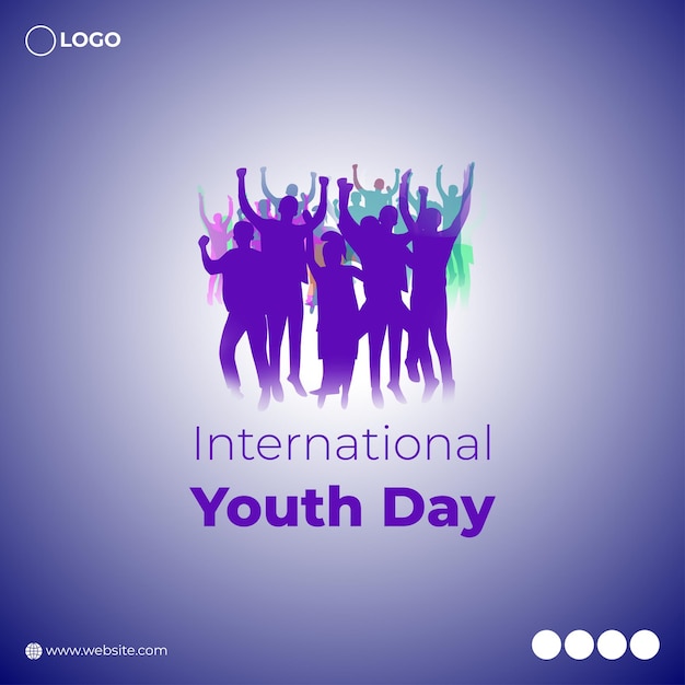 Vector illustration for International Youth Day