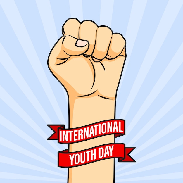 Vector illustration for International Youth Day