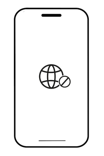 vector illustration of the internet on a transparent background