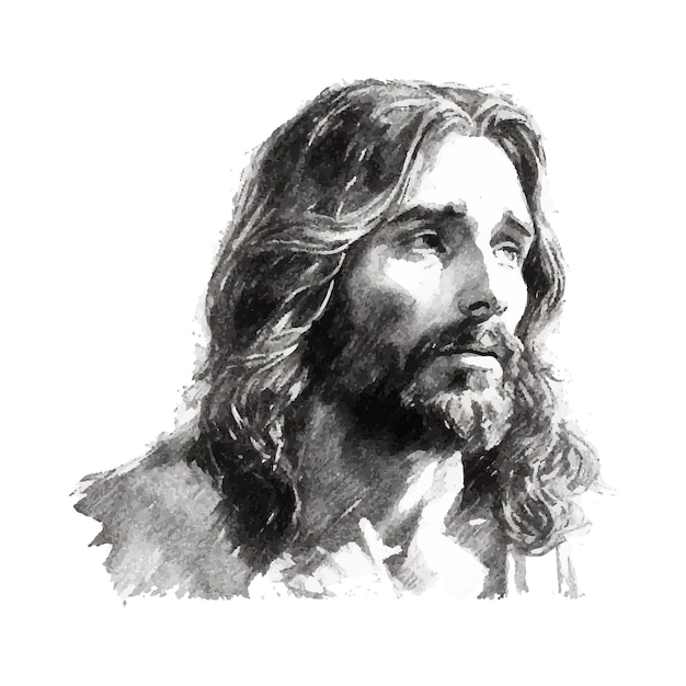 I Am The Light | Jesus christ drawing, Jesus christ images, Jesus and mary  pictures