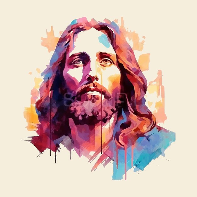 Vector Illustration of Jesus Christ