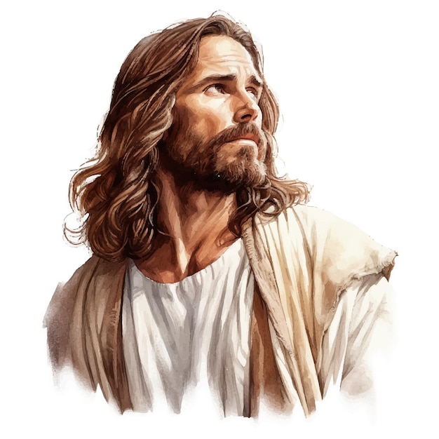 Premium Vector | Vector illustration of jesus christ