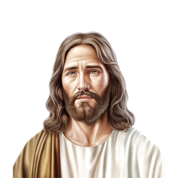 Vector vector illustration of jesus christ