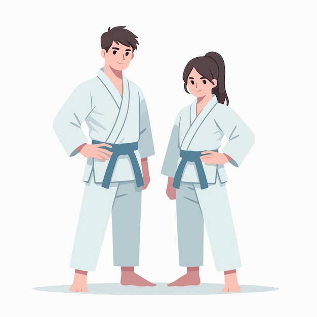 Vector vector illustration karate