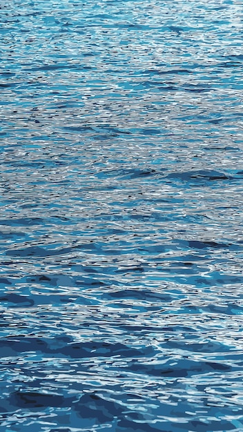 Векторная иллюстрация водного фона озера Траунзее Цветная текстура камней под водой