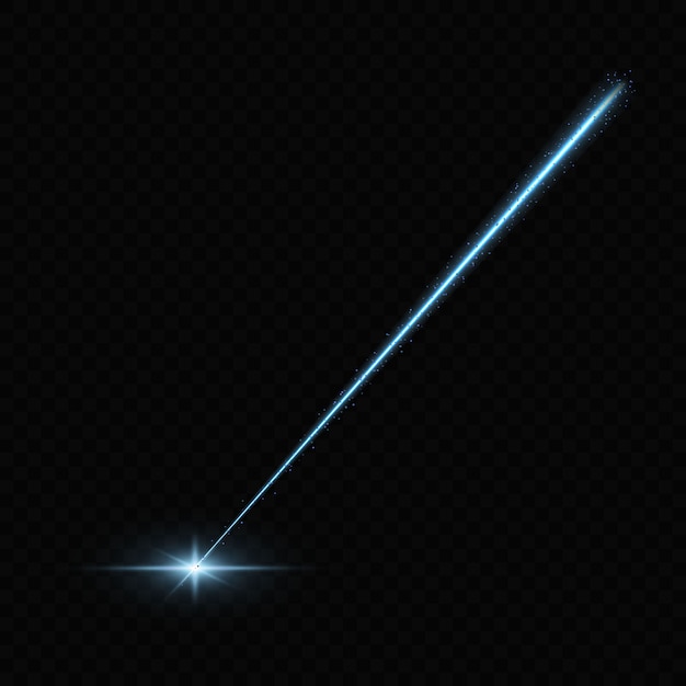 Vector illustration of lasert over black background