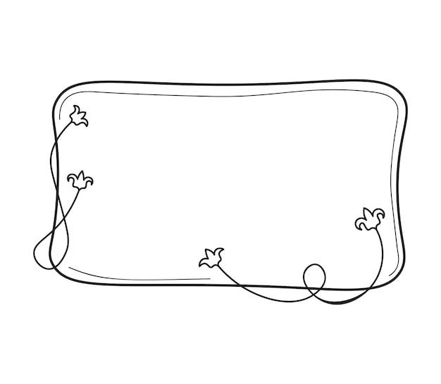 선형 프레임의 벡터 그림