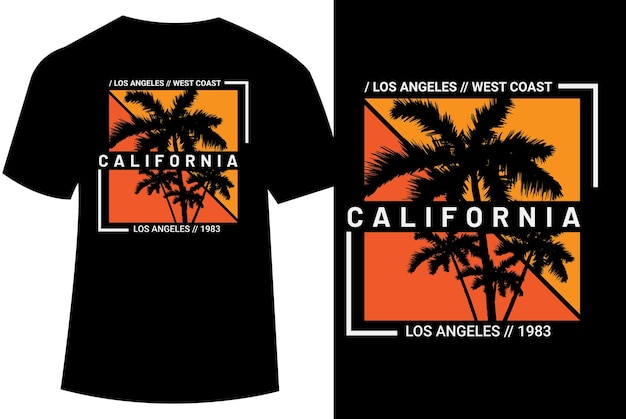 Premium Vector | Vector illustration for los angeles california tshirt ...