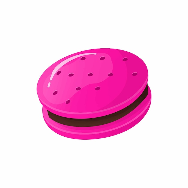 Vector Illustration Macaron Colorful Style