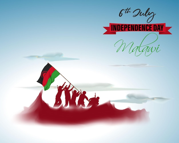 Vector illustration for malawi independence day