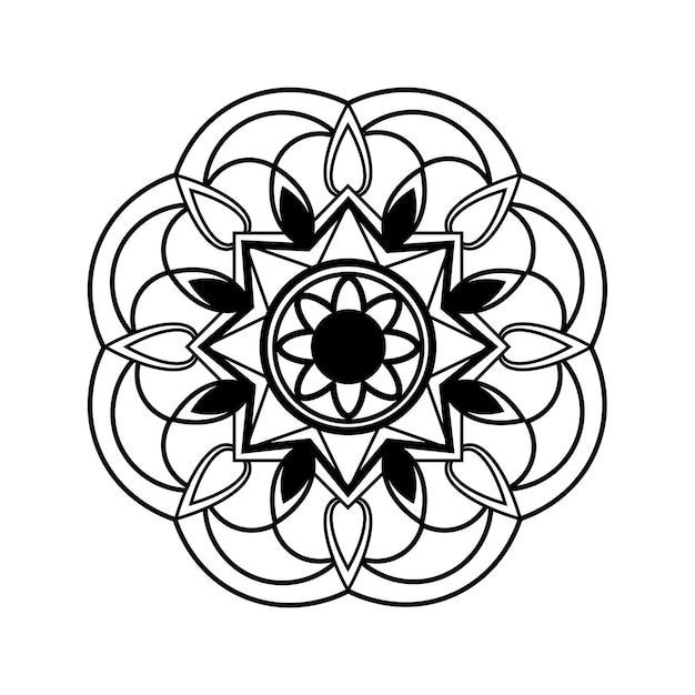 Vector illustration of Mandala