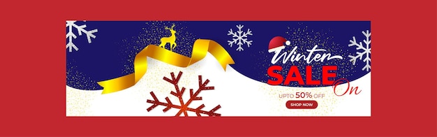 Vector vector illustration for merry christmas sale banner