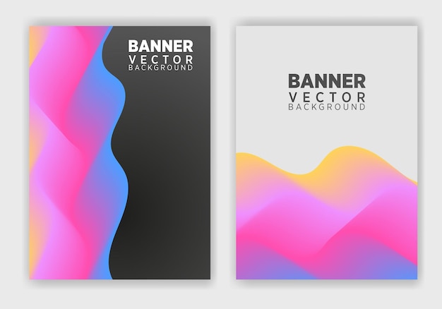 vector illustration. Minimalist frame design in the style of hipster. Vector gradient holography.