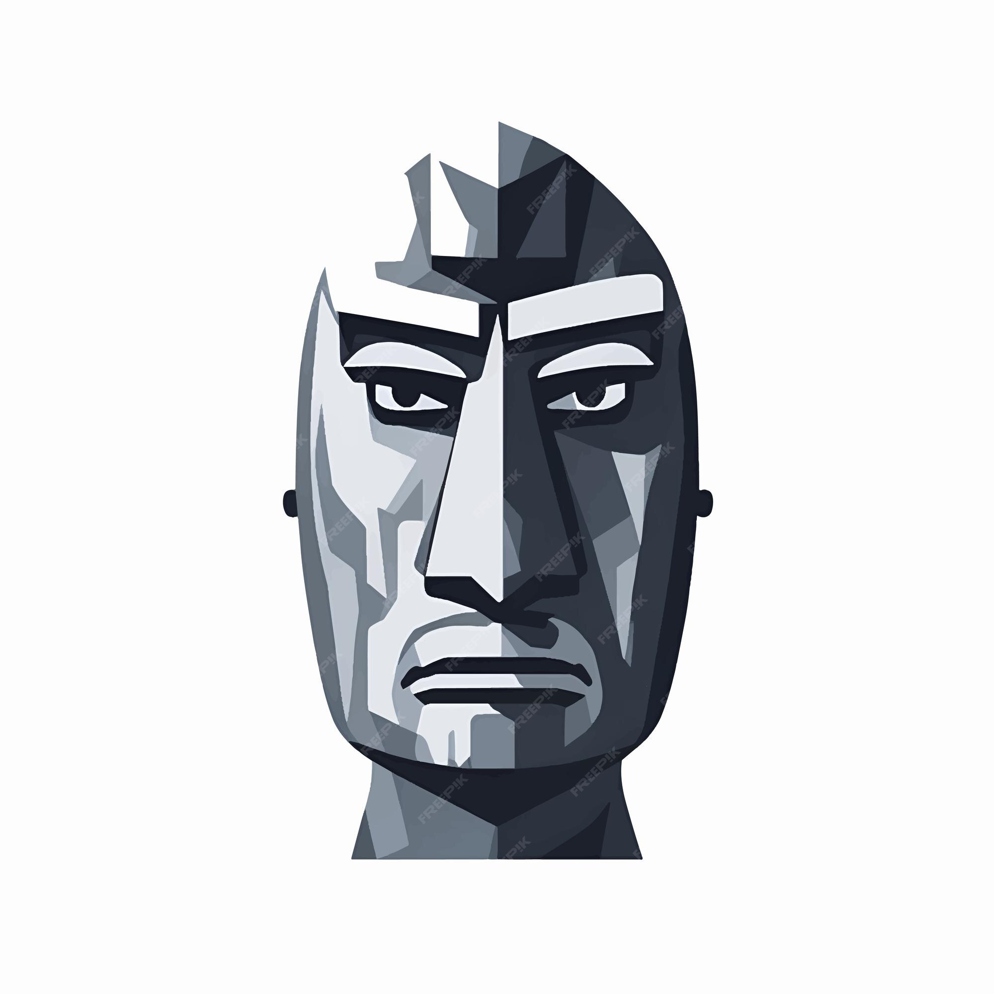 Premium Vector  Vector illustration of moai statue moai towering statue  are stone shaped large head