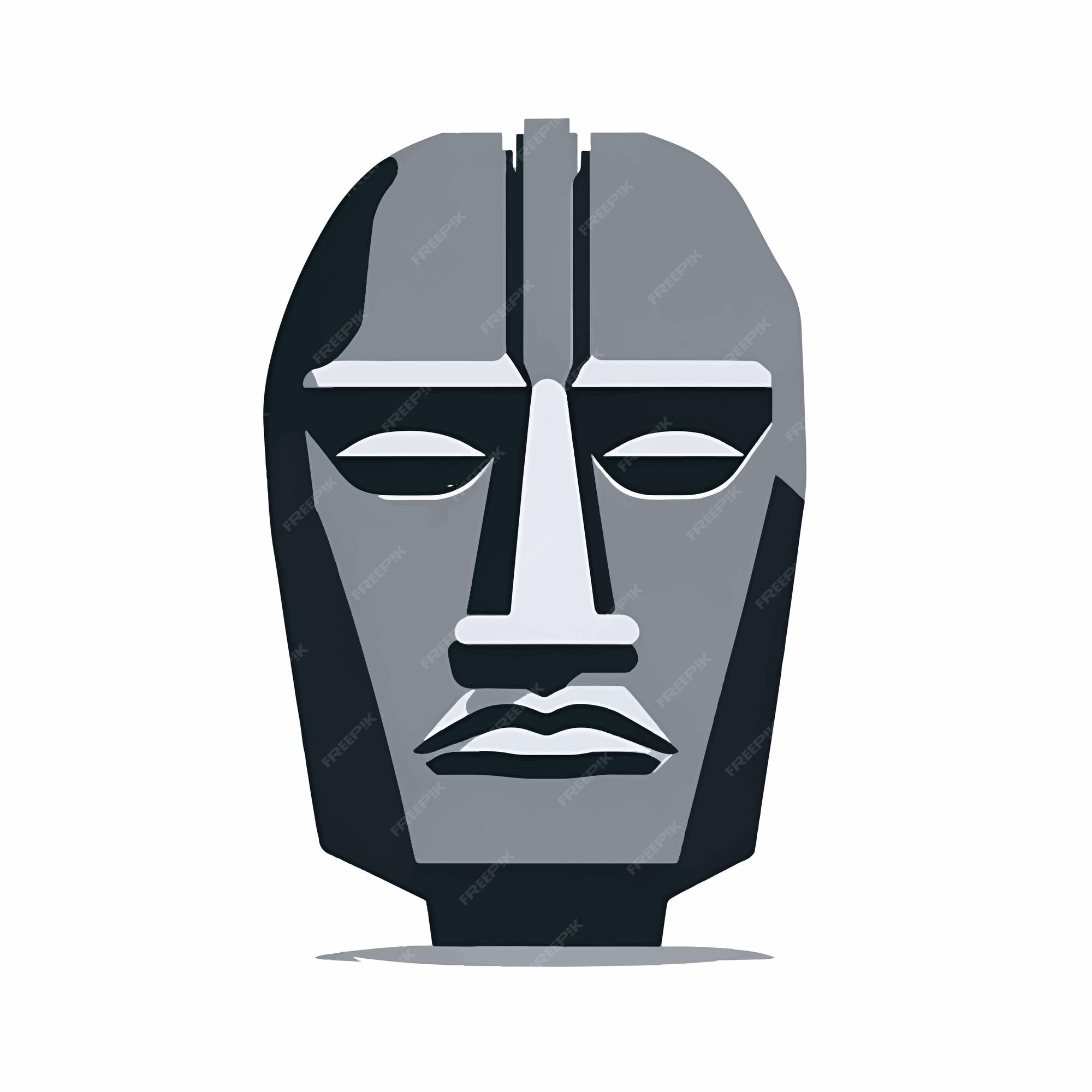 Premium Vector  Vector illustration of moai statue moai towering statue  are stone shaped large head