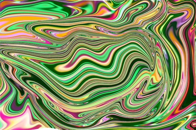 Vector illustration modern colorful flow background wonderful green patterned background