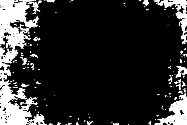 Illustrazione vettoriale di monochrome astratto distretto sovrapposizione texture grunge su uno sfondo bianco