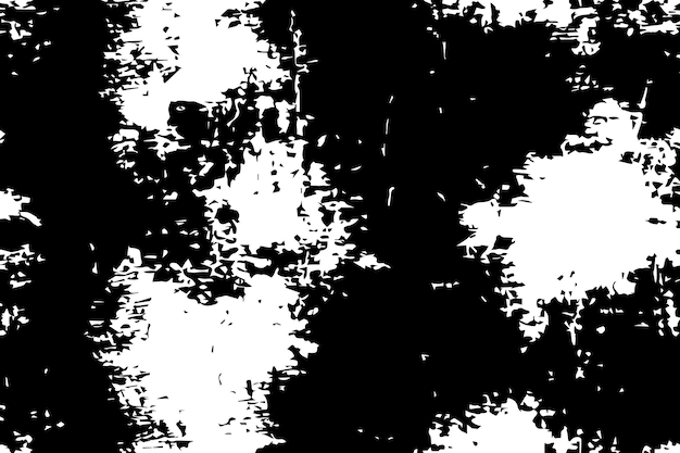 Illustrazione vettoriale di monochrome astratto distretto sovrapposizione texture grunge su uno sfondo bianco
