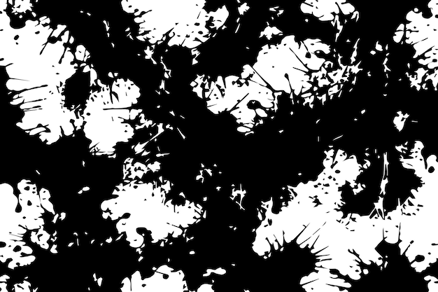 vector illustration of monochrome abstract distressed overlay grunge texture on a white background