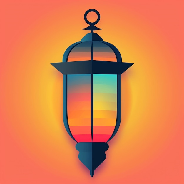 Vector Illustration of Muslim Lantern Ramadan