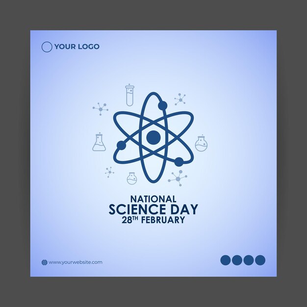 Vector illustration of National Science Day 28 February