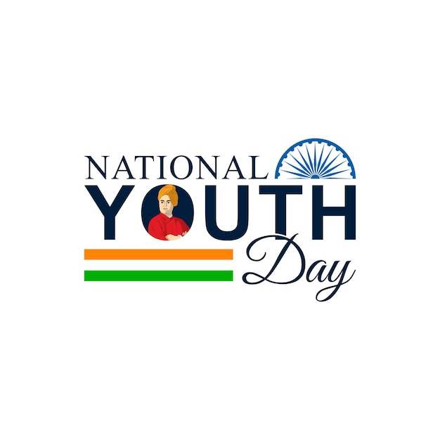 Vector illustration of National Youth Day social media feed template