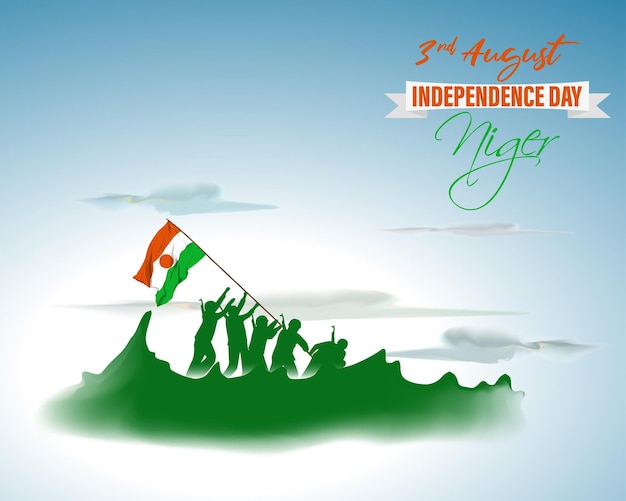 Векторная иллюстрация ко Дню независимости Нигера