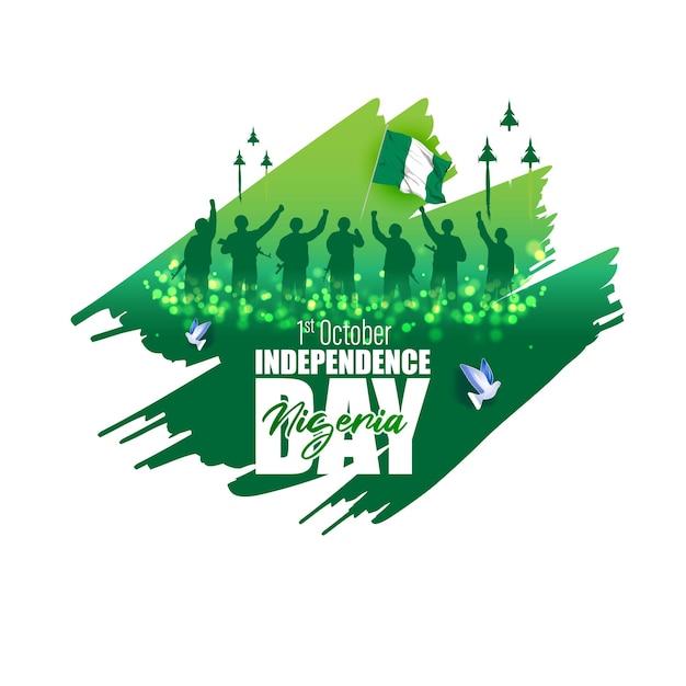 Vector illustration for Nigeria Independence Day