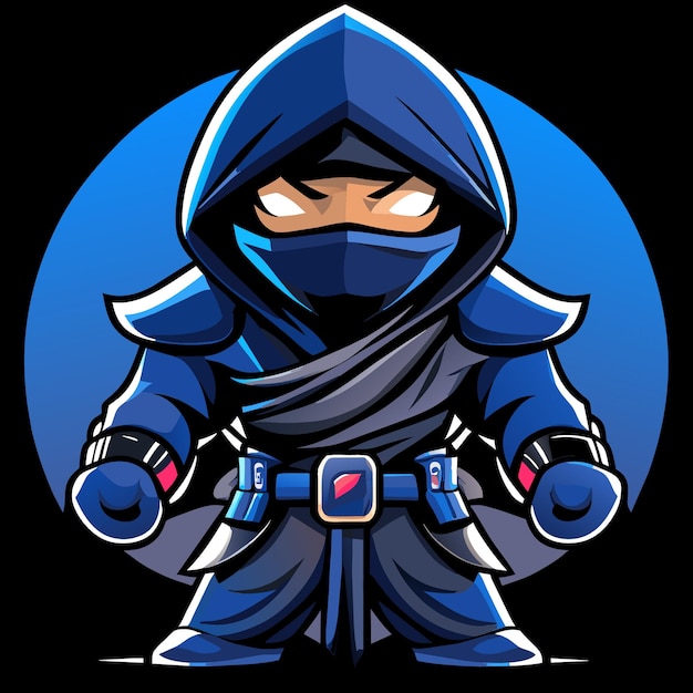 Vector vector illustration of ninja