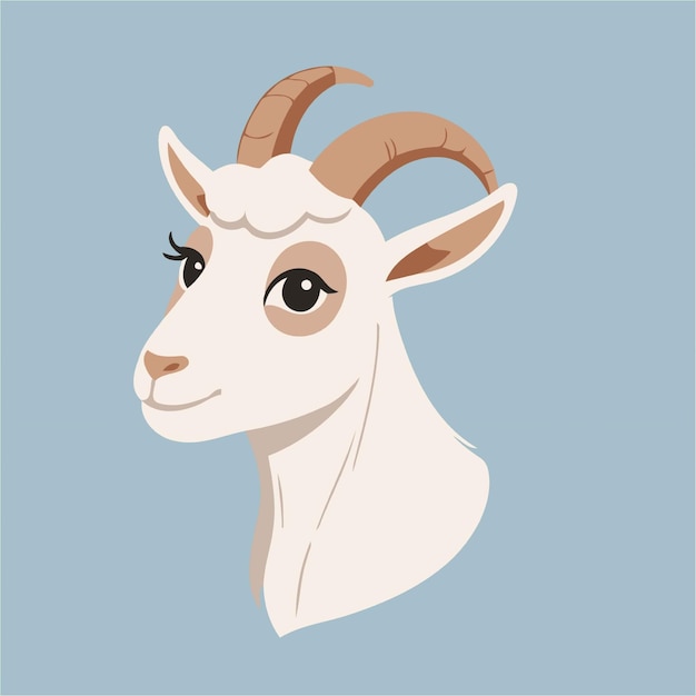 Вектор Векторная иллюстрация милого коза для детской книги рассказов