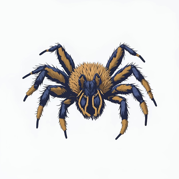 Вектор Векторная иллюстрация аризона блондинка тарантула