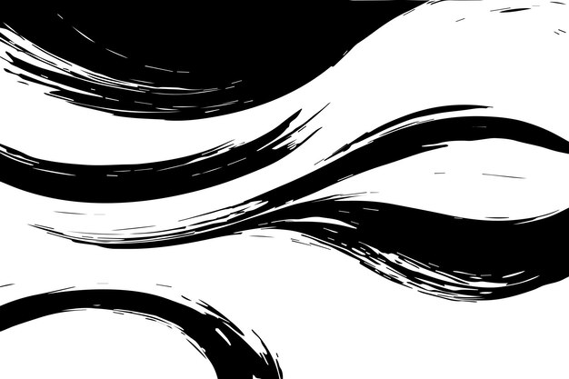 Векторная иллюстрация черной абстрактной текстуры на белом фоне