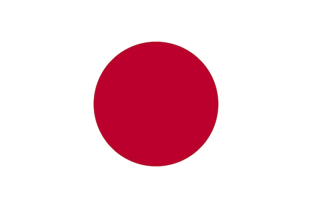 ベクトル 日本国旗のベクトルイラスト