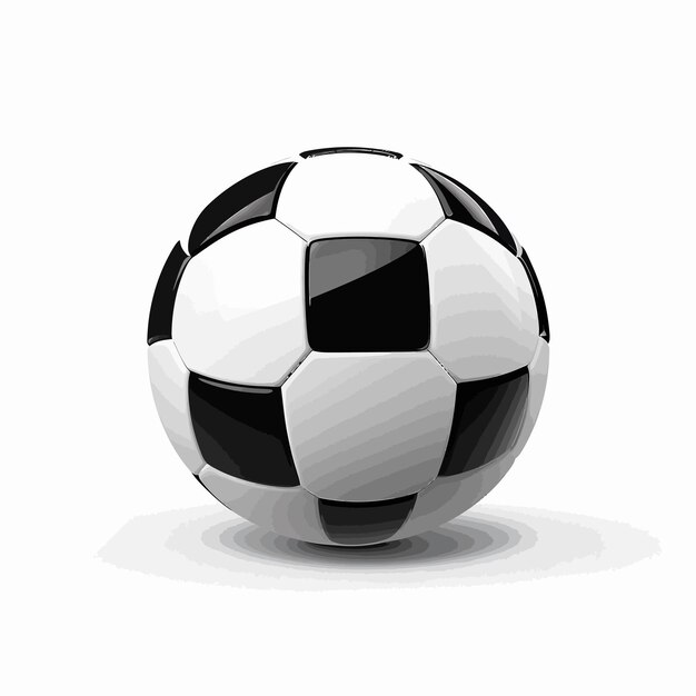 Vector vector_illustration_of_monochrome_voetbal