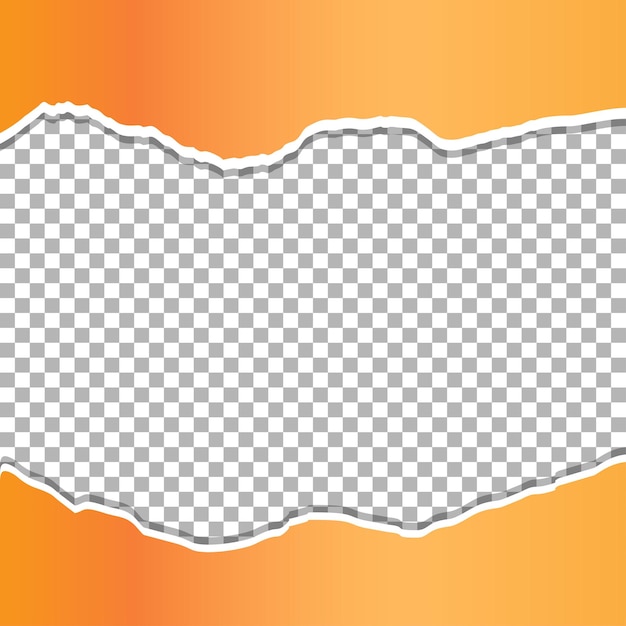 Векторная иллюстрация рваной бумаги