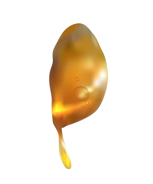 Vector vector illustration of oil drop