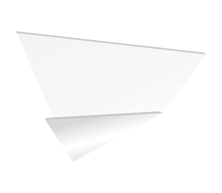 Vector vector illustration of paper sticker