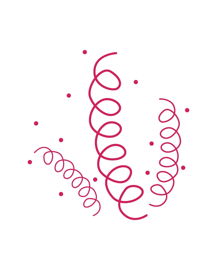 Vector vector illustration of party popper