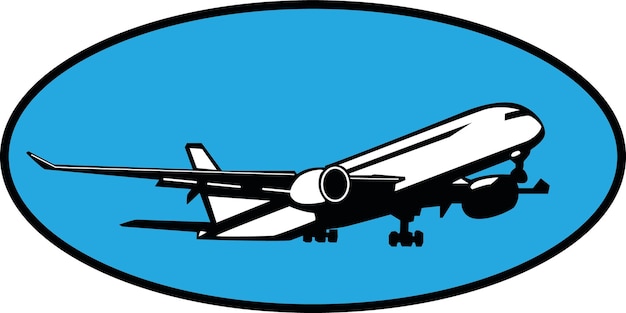 Vector Illustration Of A Passenger Airplane Taking Off Isolated On Transparent Background