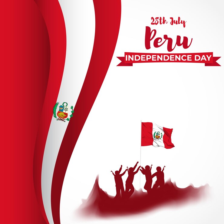 Vector illustration for Peru Independence Day