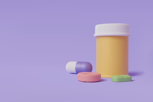 Vector vector illustration of pharmacy drug health tablet pharmaceutical, realistic pills blister pack medical tabs. eps 10 vector.