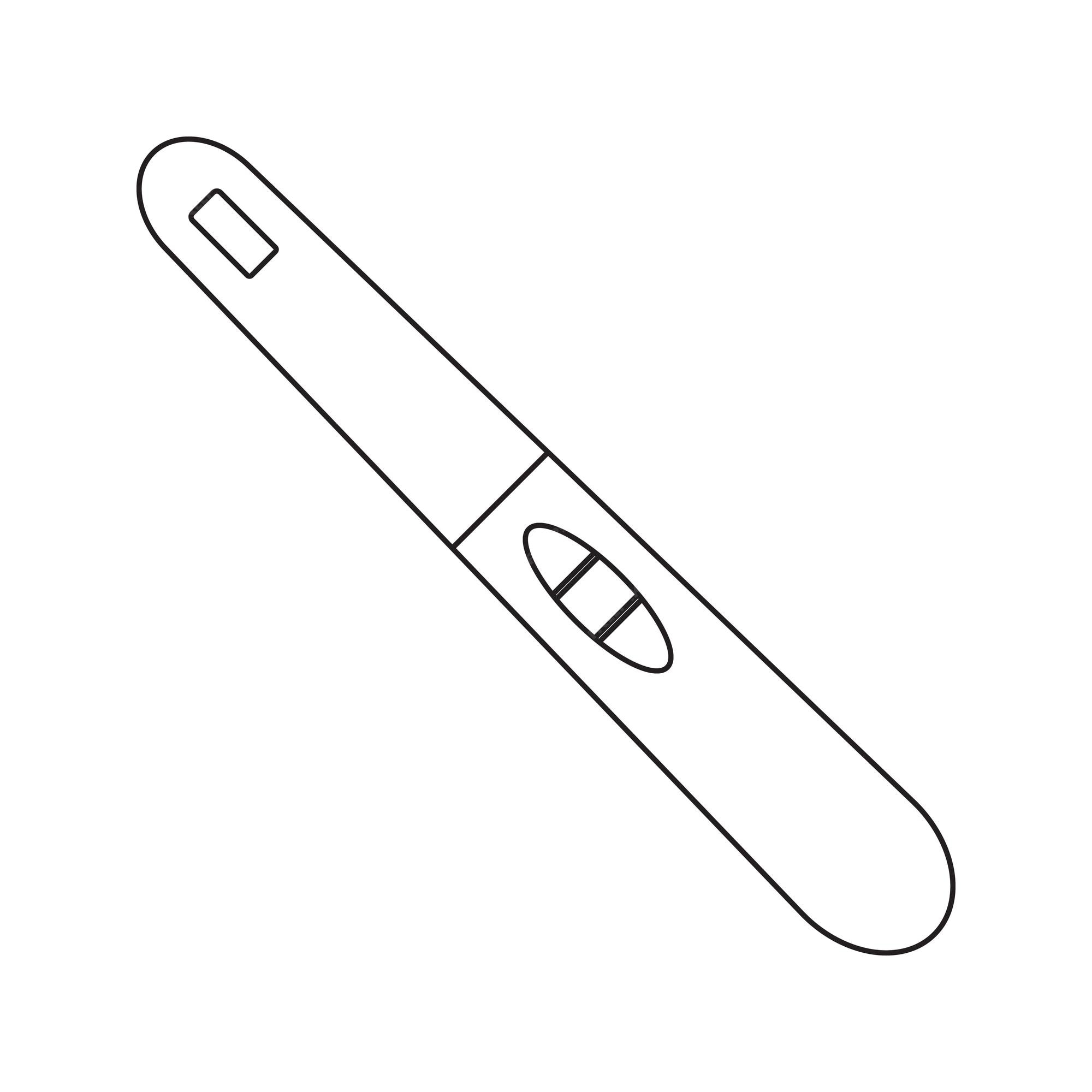 Premium Vector Vector illustration of a pregnancy test isolated on Premium Vector Vector illustration of a pregnancy test isolated on