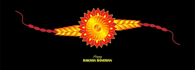 Векторная иллюстрация для дизайна фона фестиваля Ракхи с творческим Рахи для индийской религии