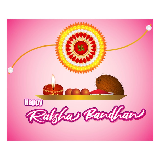 Vector illustration for raksha bandhan wishes