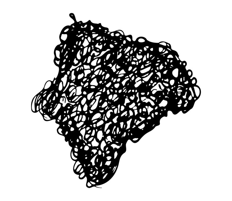 Вектор векторная иллюстрация scribble и hatche