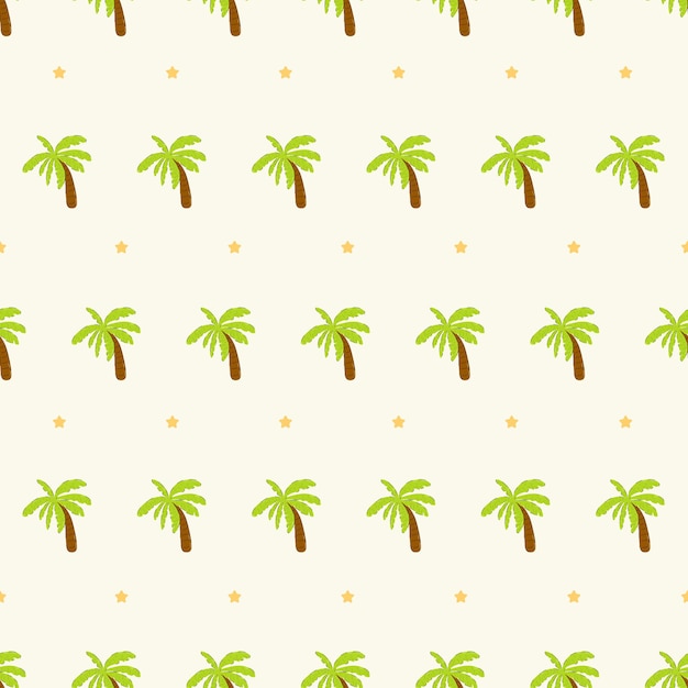 Vector vector illustration seamless summer pattern with hand drawn beach background elements such as water