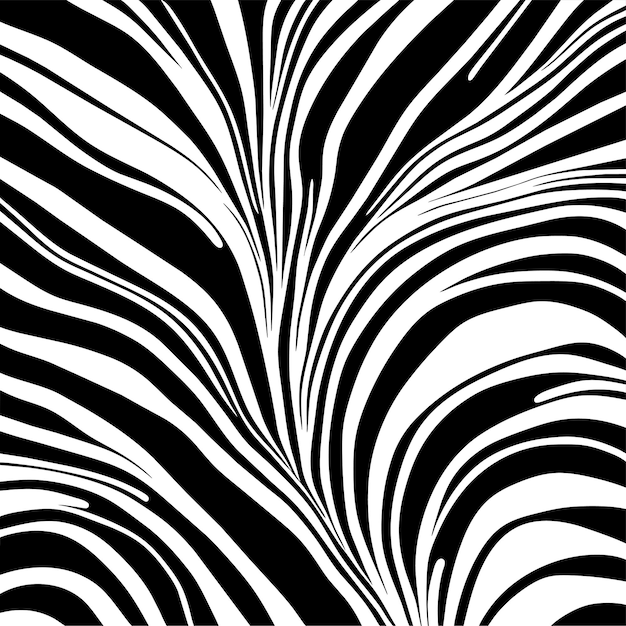 Vector illustration of seamless zebra pattern